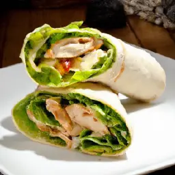 Teaser Image: Chicken Caesar Salad Wraps