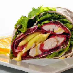 Teaser Image: Classic Cobb Salad Wrap