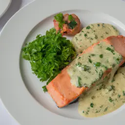 Teaser Image: Faroe Islands Salmon with Parsley Sauce
