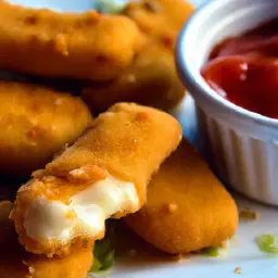 Teaser Image: Fried Mozzarella Sticks