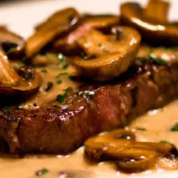 Teaser Image: Garlic Butter Steak and Mushrooms