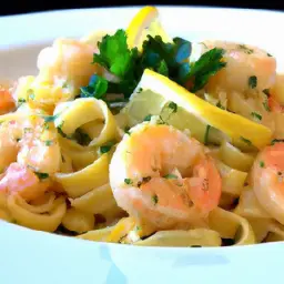 Teaser Image: Garlic Shrimp Pasta