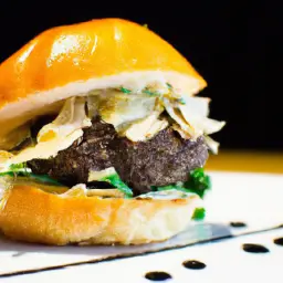 Teaser Image: Gourmet Burger with Truffle Aioli