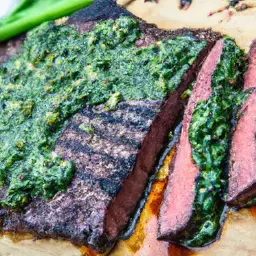 Teaser Image: Grilled Flank Steak with Chimichurri