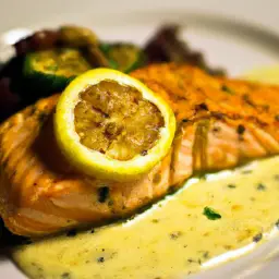 Teaser Image: Grilled Salmon with Lemon Butter Sauce