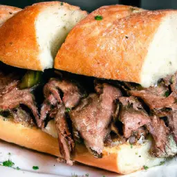 Teaser Image: Italian Beef Sandwich