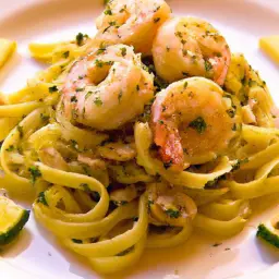 Teaser Image: Lemon Garlic Butter Shrimp Pasta