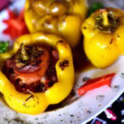 Teaser Image: North Macedonian Stuffed Peppers