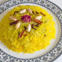 Teaser Image: Persian Rice with Saffron and Pistachios