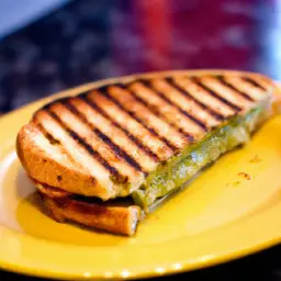 Teaser Image: Pesto Grilled Cheese Sandwich