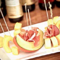 Teaser Image: Prosciutto and Melon Skewers