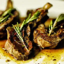 Teaser Image: Roasted Lamb Chops with Garlic and Rosemary