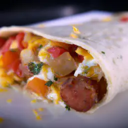 Teaser Image: Sausage, Egg, and Cheese Breakfast Burrito