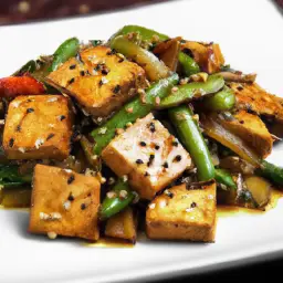 Teaser Image: Sesame Ginger Tofu Stir-Fry